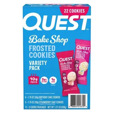 Quest Cookie Vielfaltspackung, 50 g, 11 Stück