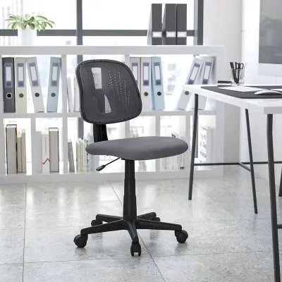 Flash Fundamentals Mid-Back Mesh Swivel Task Office Chair, Assorted Colors