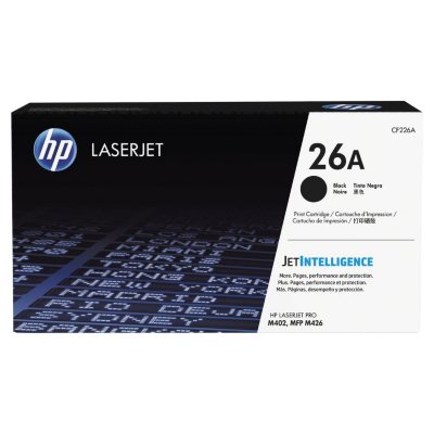 HP 26A, CF226A Original Toner Cartridge, Black