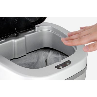 Nine Stars Sensor Trash Can, Stainless Steel 21.1 gal