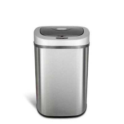 Nine Stars Sensor Trash Can, Stainless Steel 21.1 gal