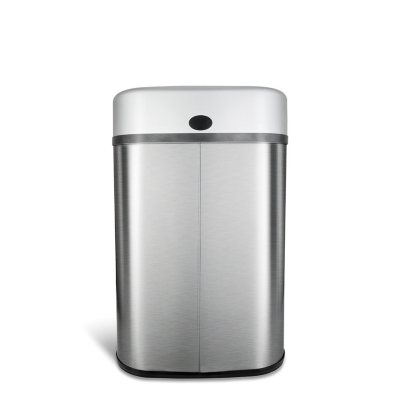 Nine Stars Sensor Trash Can, Stainless Steel 21.1 gal
