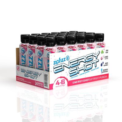 Zipfizz Liquid Energy Shot, Fruit Punch 24 ct.