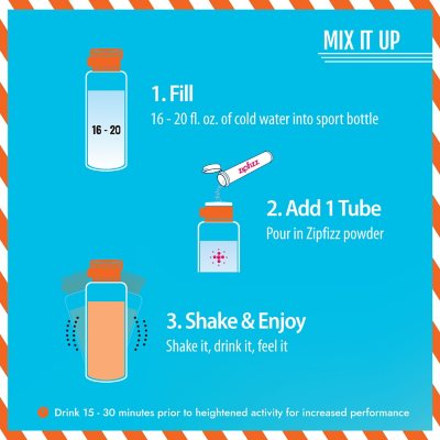 Zipfizz Energy Drink Mix, Orange Cream 20 ct.