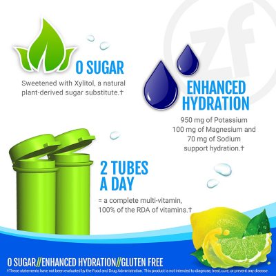 Zipfizz Energy Drink Mix, Limon 20 ct.