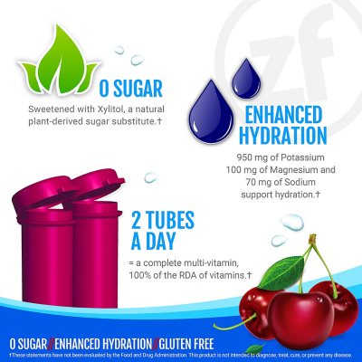 Zipfizz Energy Drink Mix, Black Cherry 20 ct.