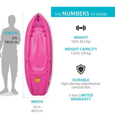 Lifetime Wave 6' Youth Kayak Paddle Included