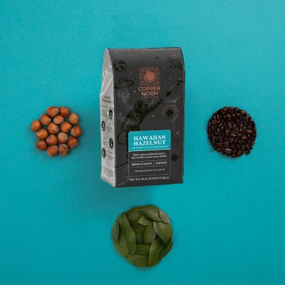 Copper Moon World Medium Roast Ground Coffee, Hawaiian Hazelnut, 40 oz.