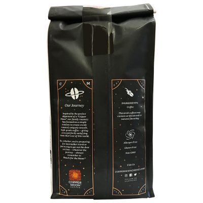 Copper Moon World Medium Roast Ground Coffee, Hawaiian Hazelnut, 40 oz.