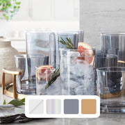 Member's Mark 16-Piece Crystal Drinkware Set, Choose Color