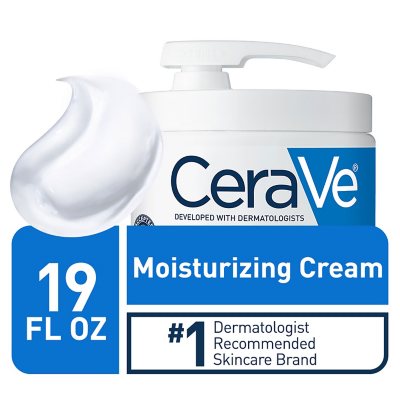 CeraVe Daily Moisturizing Cream with Pump, 19 oz.