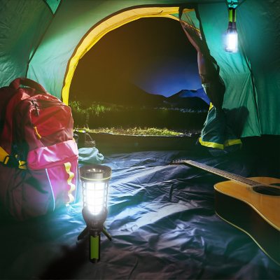 Luceco Rechargeable Olympia Tripod 360ÃÂ° Work Light Twin Pack