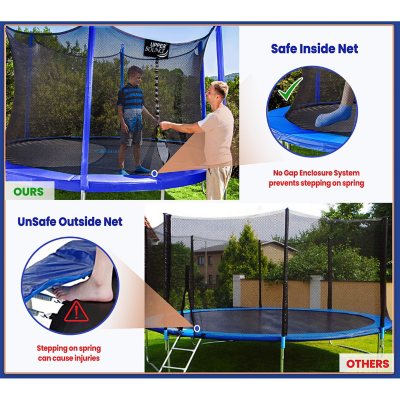 Upper Bounce 15' Trampoline & Enclosure Set