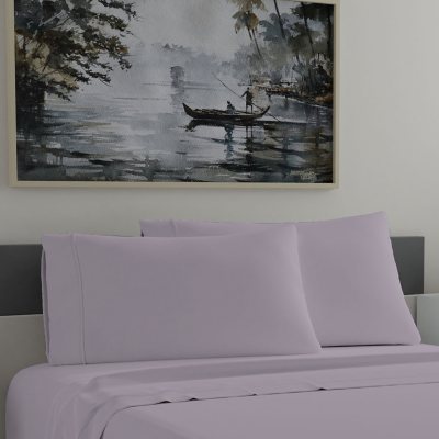 Organic Cotton Brushed Percale Cool & Breathable Pillowcases, Choose Size and Color