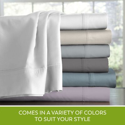 Organic Cotton Brushed Percale Cool & Breathable Pillowcases, Choose Size and Color