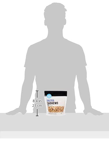 Amazon Brand - Happy Belly Cashews, Roasted & Salted, 16 Ounce