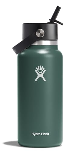 Hydro Flask Wide Flex Straw Cap Black 24 Oz
