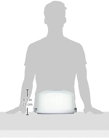 Sterilite 2008004 Cake Server, White (CLEAR, 2)