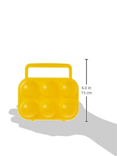 Coghlan's 812A Holder, Holds 6 Eggs, Yellow