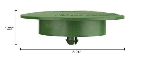 NDS 420C Pop-Up Drainage Emitter, fits 3-Inch and 4-Inch Sewer and Drain Fittings, Works with Drainage Systems Including Catch Basins and Channel Drains, Green