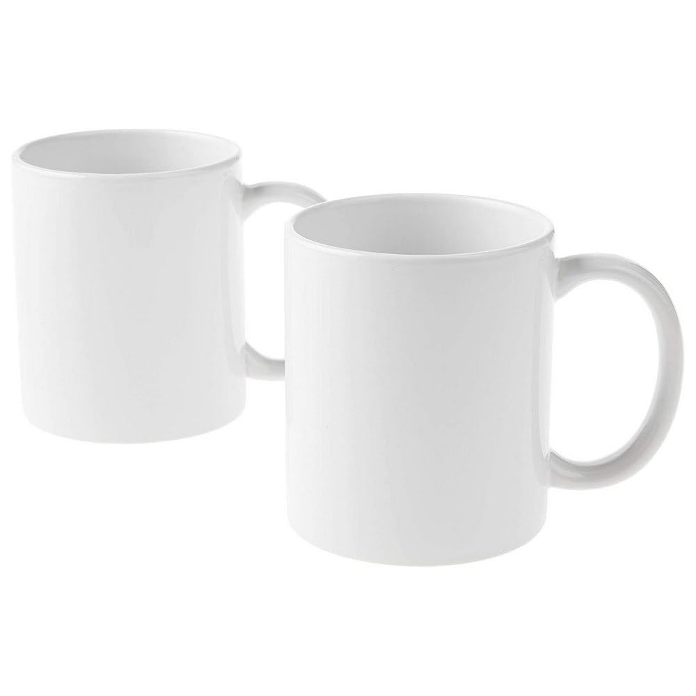 Cricut Ceramic Mug Blank, White - 12 oz/340 ml (2 ct)