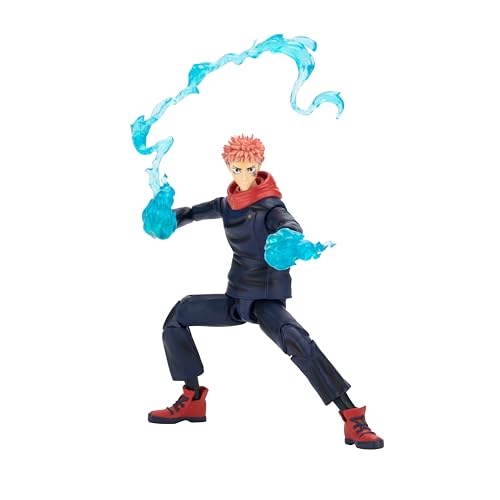 Total Anime Izuku Midoriya - 6.5-Inch Scale Figure with Swappable Faceplates, Alternate Hands, and Energy Effects