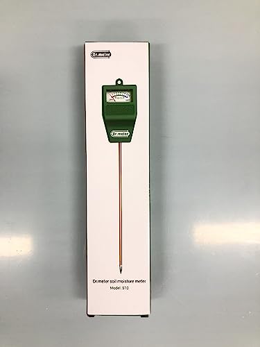 Dr.meter Soil Moisture Meter, Plant Water Meter for Garden Lawn Farm Indoor & Outdoor Use, Soil Tester Hygrometer Sensor for House Plants, Gardening Gifts, No Battery Needed