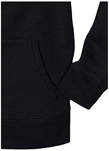 Amazon Essentials Hoodies - Boys' Black Zip-Up Sweatshirt, Small, Fleece