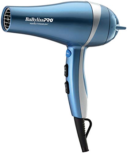 BaBylissPRO Hair Dryer, Nano Titanium 2000-Watt Blow Dryer, Hair Styling Tools & Appliances, BNT5548