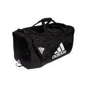 adidas Unisex Defender 4 Large Duffel Bag, Black/White, One Size