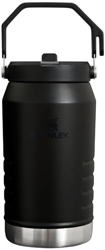 STANLEY IceFlow Stainless Steel Tumbler - Vacuum Insulated Water Bottle for Home, Office or Car Reusable Cup with Straw Leak Resistant Flip Cold for 12 Hours or Iced for 2 Days, Charcoal, 30OZ