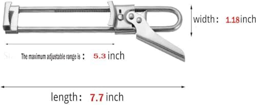 zengxiaoyun® Master Jar & Bottle Opener, Adjustable Multifunctional Stainless Steel Can Opener Jar Lid Gripper, Manual,Kitchen Accessories