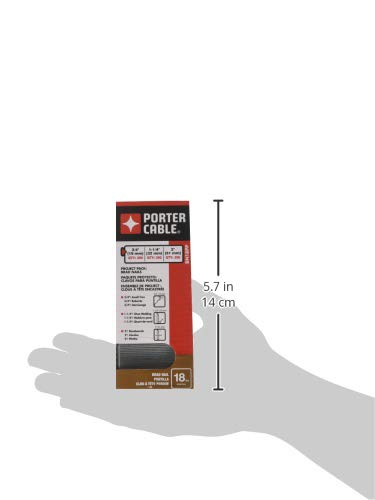 PORTER-CABLE Brad Nails, Project Pack, 18GA, 300 x 5/8 in., 300 x 1-1/4 in., 300 x 2 in. 900-Pack (BN18PP)
