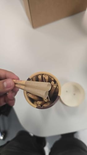 RAW Cones Classic King Size - 100 Pack - Slow Burning Pre Rolled Paper with Tips and Packing Tubes Included
