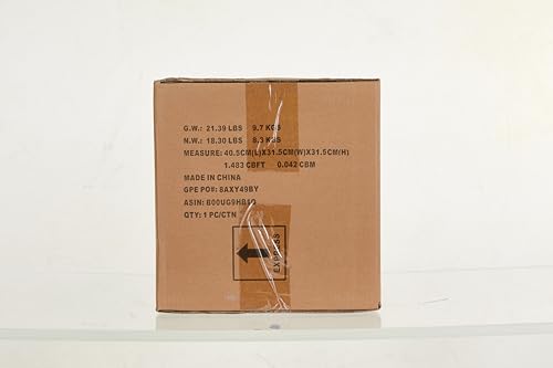 Amazon Basics Steel Security Safe and Lock Box with Electronic Keypad, for Cash, Jewelry, Documents, Black, 0.5 Cubic Feet, 13.8" W x 9.8" D x 9.8" H