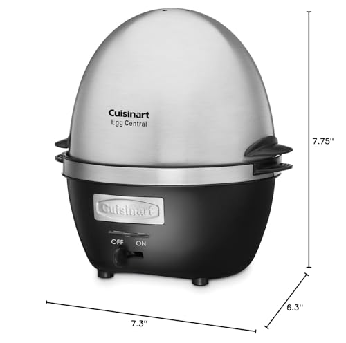 Cuisinart CEC-10 Egg Central Egg Cooker, Brushed Stainless Steel