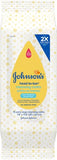 Johnson's Head-to-Toe Gentle Baby Cleansing Cloths, Hypoallergenic and Pre-Moistened Baby Bath Wipes, Free of Parabens, Phthalates, Alcohol, Dyes and Soap, 15 ct