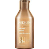 Redken All Soft Shampoo | Moisturizes and Deeply Hydrates| Softens, Smooths, and Adds Shine| Nourishing Shampoo for Dry Hair | Safe for Color-Treated Hair | With Argan Oil