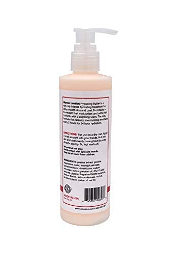 Warren London Hydrating Butter Leave In Pet Conditioner for Dogs | Lotion Skin and Coat Aloe Puppy & Dog Hair Detangler, Dry Skin, Fur Dandruff Use After Shampoo Bathing Made in USA Guava 8oz