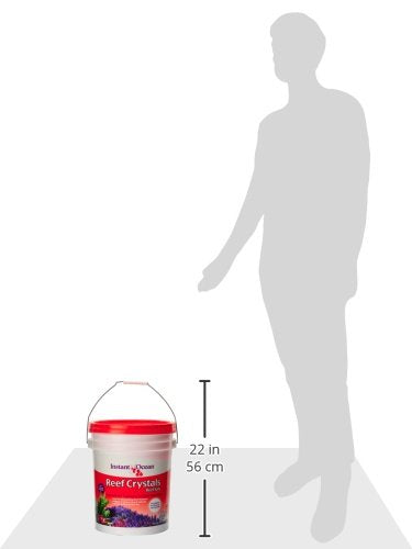 Instant Ocean Reef Crystals Reef Salt For 160 Gallons, Enriched Formulation For Aquariums