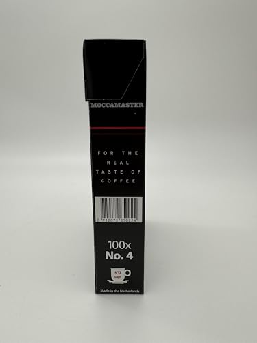 Technivorm Moccamaster #4 White Paper Filters, 100-count per box