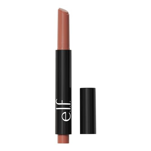 e.l.f. Pout Clout Lip Plumping Pen, Nourishing Lip Balm For Sheer Color & Shine, Plumps & Moisturizes, Vegan & Cruelty-Free, Bust A Mauve
