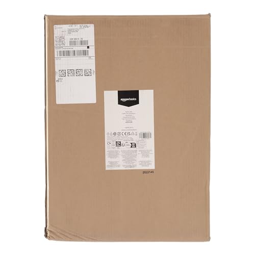 Amazon Basics Steel Home Security Electronic Safe with Programmable Keypad Lock for Documents, Jewelry, Valuables, 1.8 Cubic Feet, Black, 13.8"W x 13"D x 19.7"H