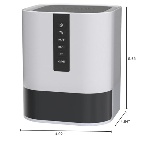 Hetyre Night Light Bluetooth Speaker, 5 in 1 Touch Control Bedside Lamp Dimmable Multi-Color Changing, Bedroom Alarm Clock, Best Birthday Gift Ideas for 10 11 12 13 14 Year Old Teenage Girls/Boys