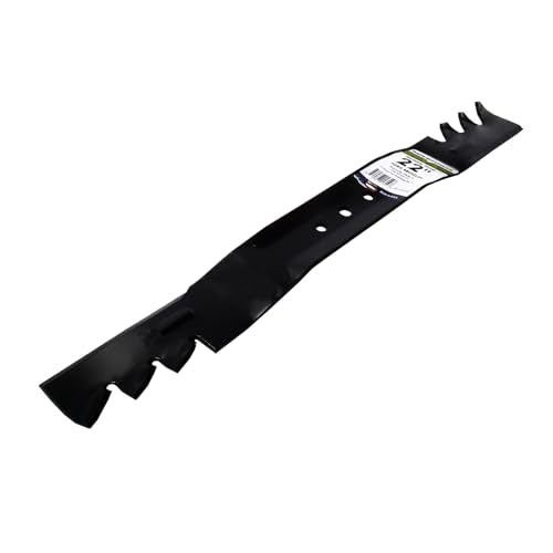 MaxPower 331376XB Commercial Mulching Mower Blade for 22" Toro Recyclers, Replaces OEM no. 108-9764-03, 131-4547-03, Black