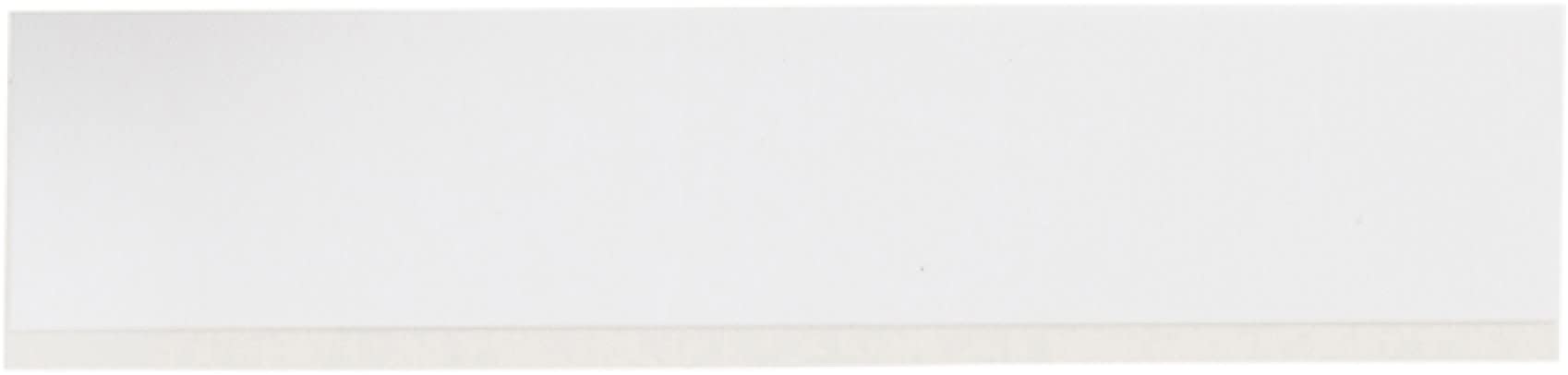 Brady Authentic (M21-500-595-WT) All-Weather Vinyl Label for Indoor/Outdoor ID, Lab and Equipment Labeling, Black on White- For M210, M210-LAB, M211, BMP21-PLUS and BMP21-LAB Printers, .5" W 21' L