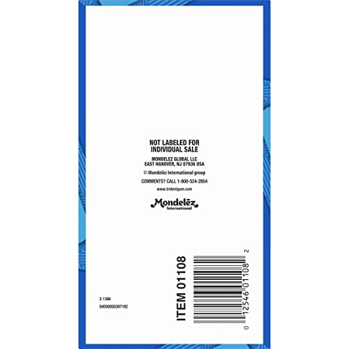 Trident Original Flavor Sugar-Free Chewing Gum, 12 Packs of 14 Pieces (168 Total Pieces)