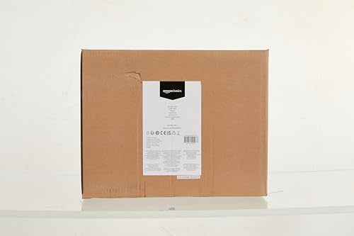 Amazon Basics Steel Security Safe and Lock Box with Electronic Keypad, for Cash, Jewelry, Documents, Black, 0.5 Cubic Feet, 13.8" W x 9.8" D x 9.8" H