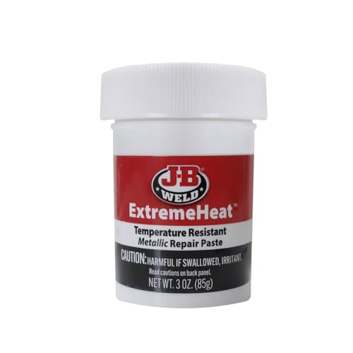 J-B Weld 37901 ExtremeHeat High Temperature Resistant Metallic Paste - 3 oz