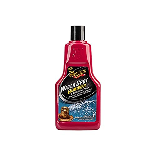 Meguiar’s Water Spot Remover - Water Stain Remover and Polish for All Hard Surfaces - A3714, 16 oz